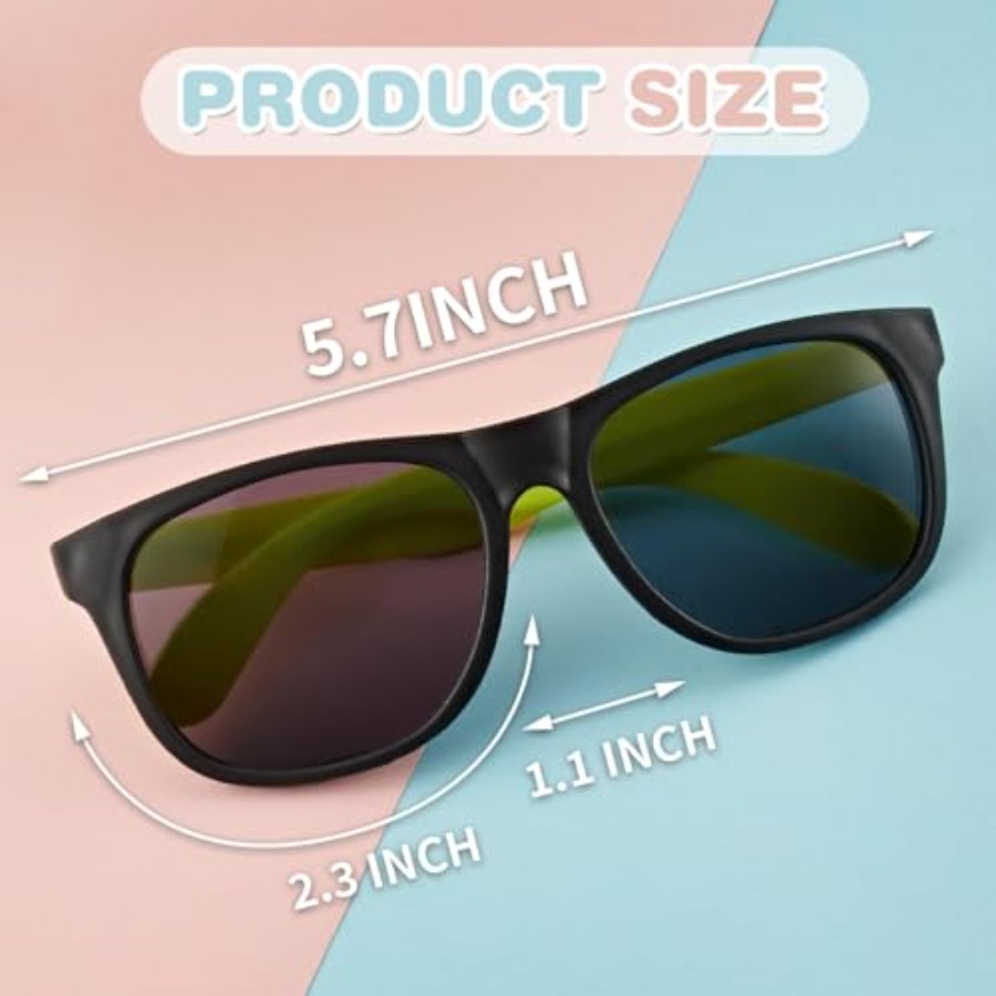 100 Pack Neon Color Sunglasses - Wedding Supply Bulk บทวิจารณ์และราคา
