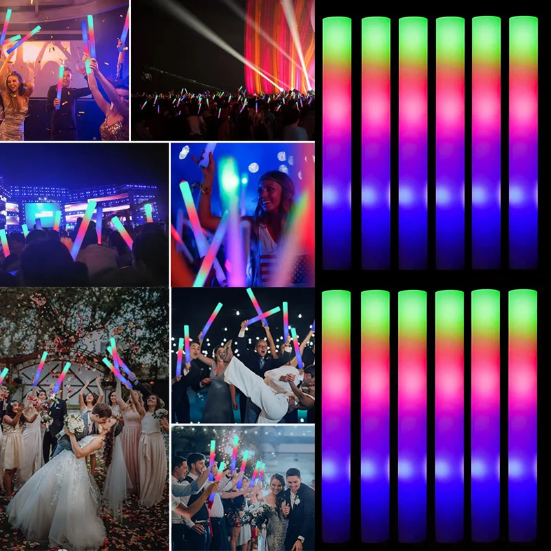 15/30Pcs LED Glow Sticks Bulk  - Wedding Supply Bulk บทวิจารณ์และราคา