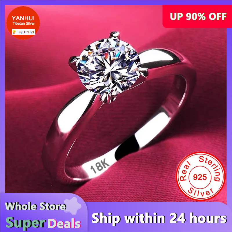 With Certificate Luxury 18K Wh - Wedding Z บทวิจารณ์และราคา