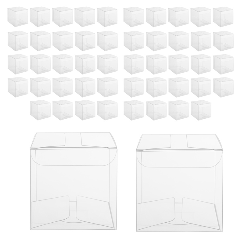 50Pcs Clear Plastic Boxes for  - Wedding Favor Box บทวิจารณ์และราคา