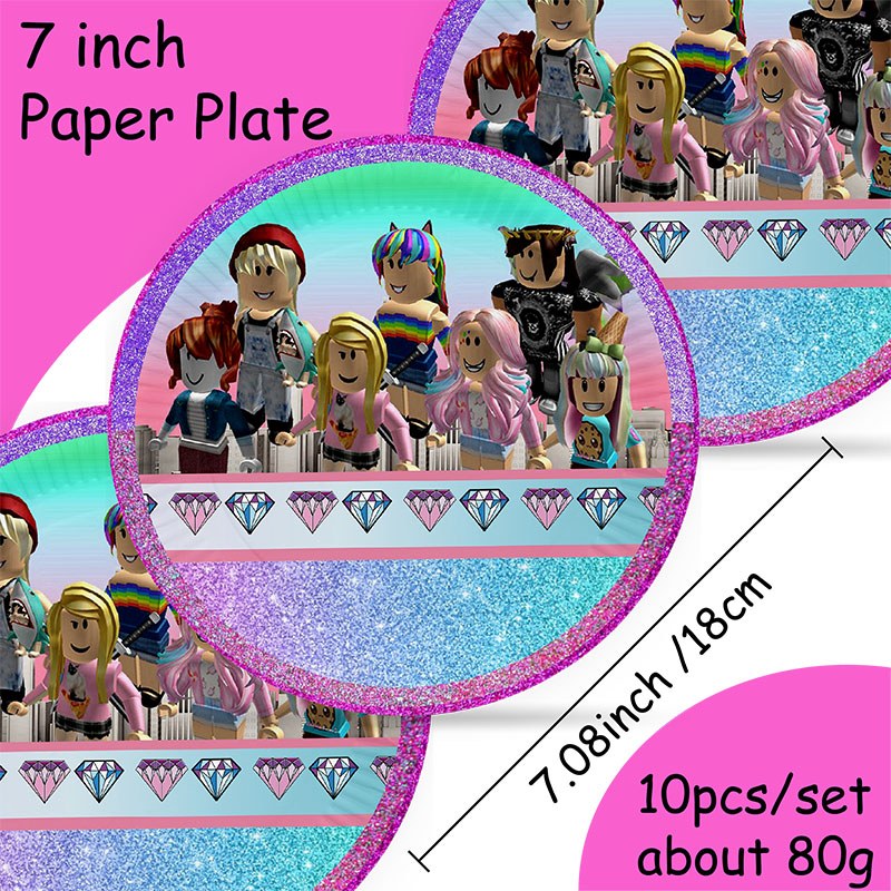 Roblox Girl Decorations for Pu - Confetti Balloon Set บทวิจารณ์และราคา
