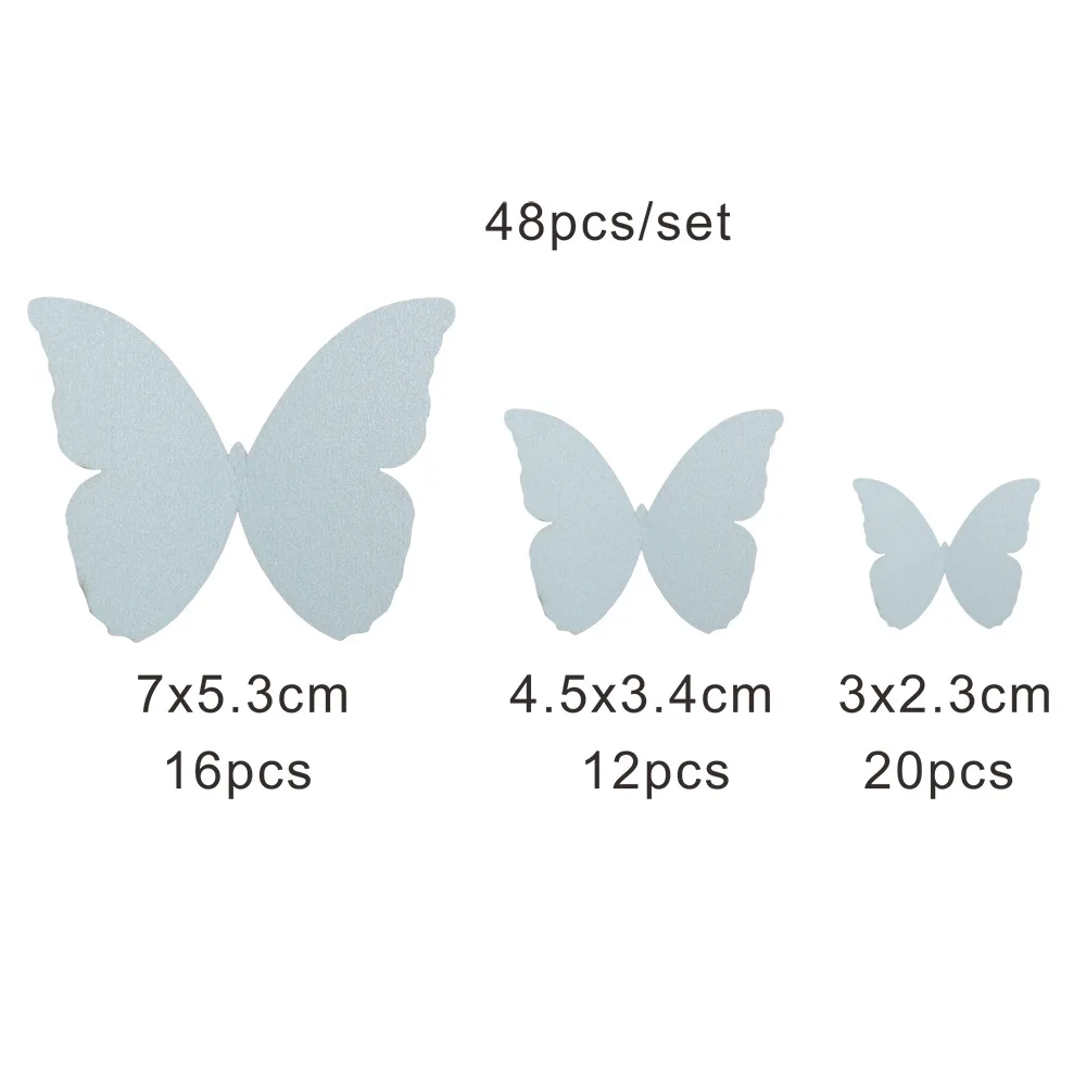 48Pcs/set Pearlescent Butterfl - Confetti Balloon Set บทวิจารณ์และราคา