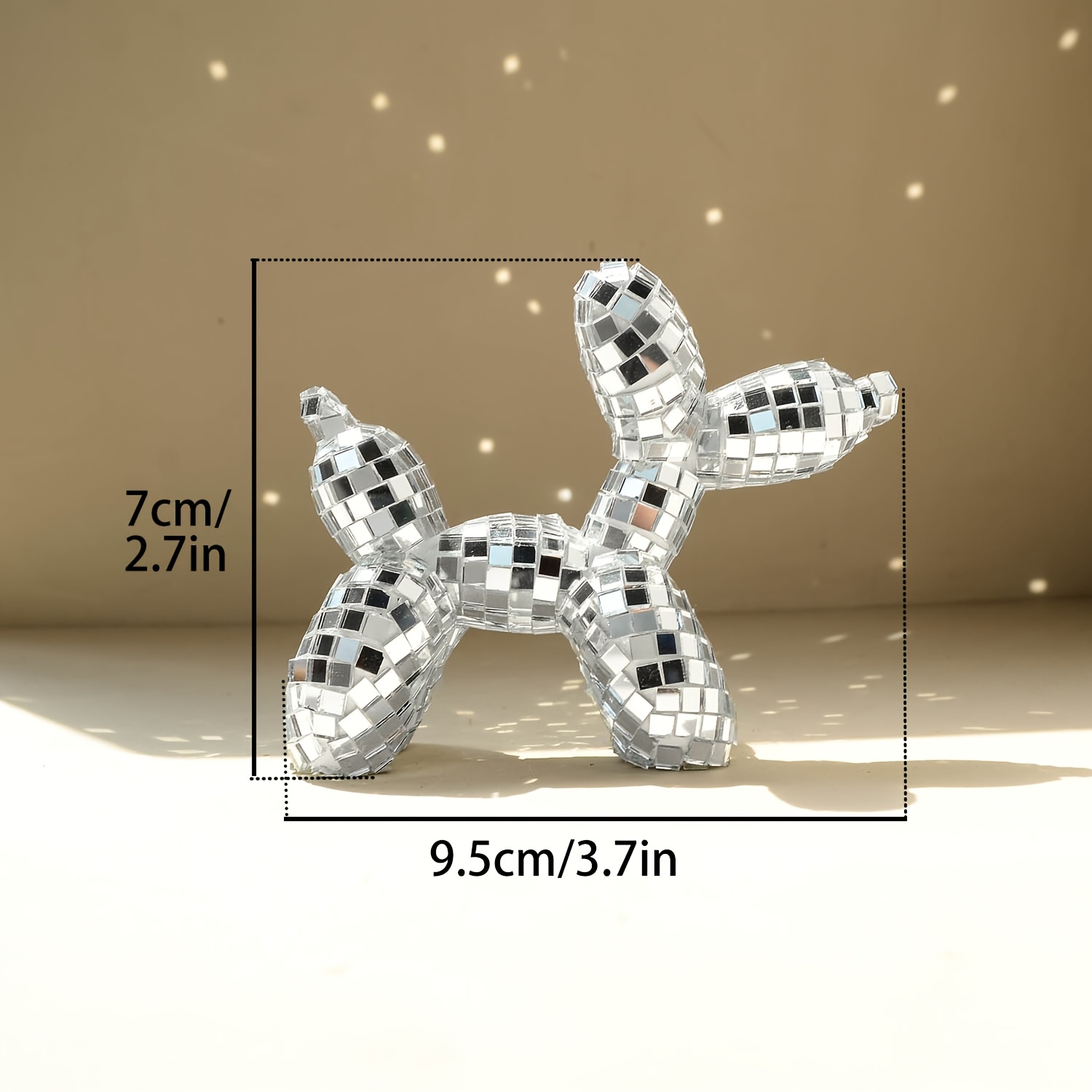 1pc Disco Mirror Balloon Puppy - Confetti Balloon Set บทวิจารณ์และราคา