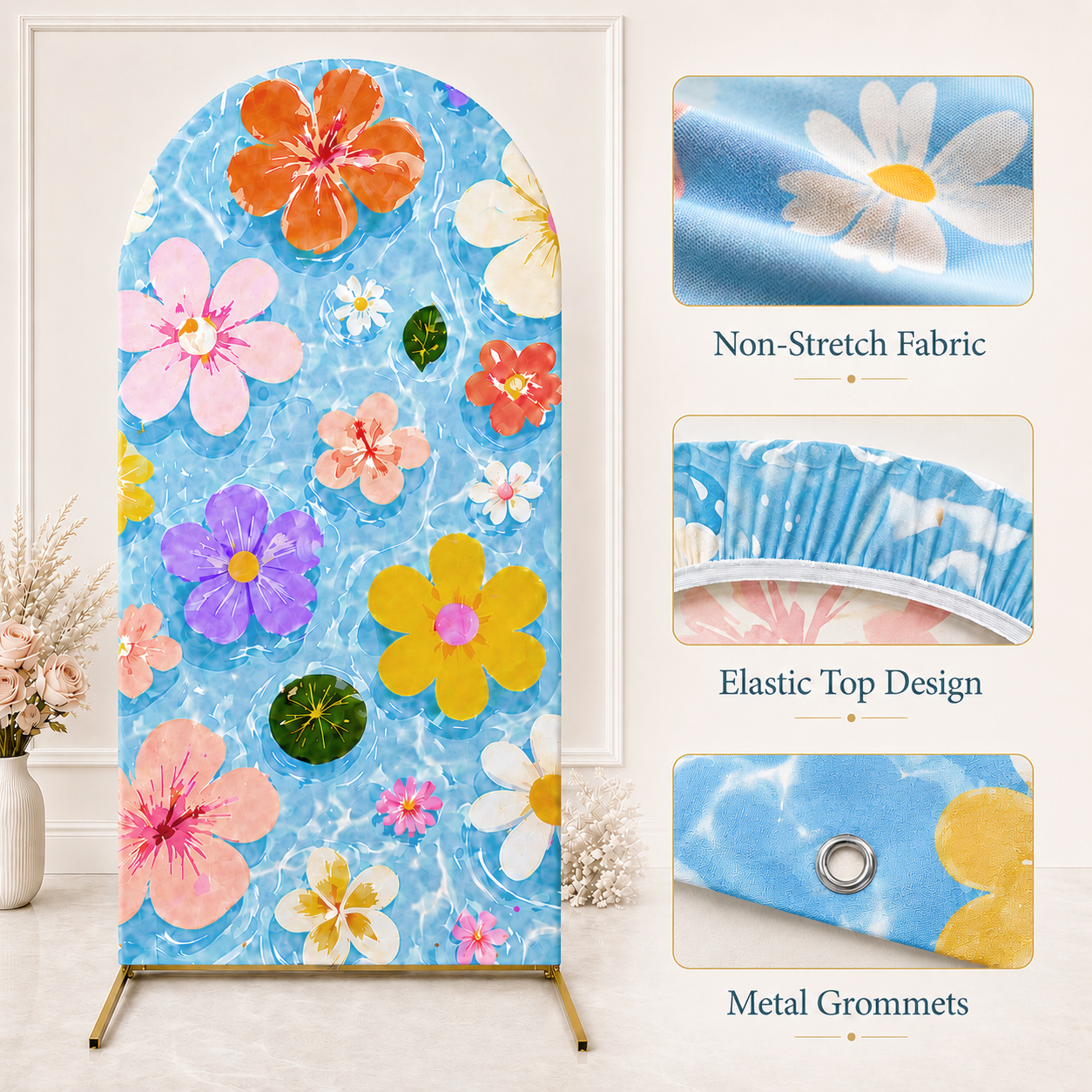 Arch Backdrop Cover Single Sid - Suit Supply Wedding Party บทวิจารณ์และราคา