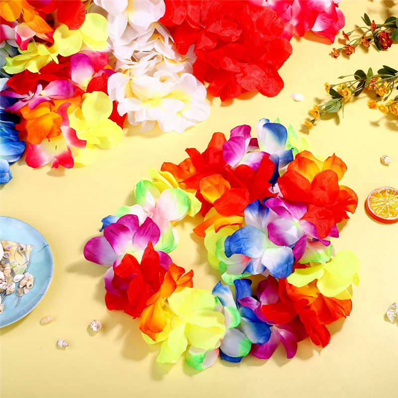ABLN-6Pcs Hawaiian Leis Neckla - Wedding Supply Bulk บทวิจารณ์และราคา