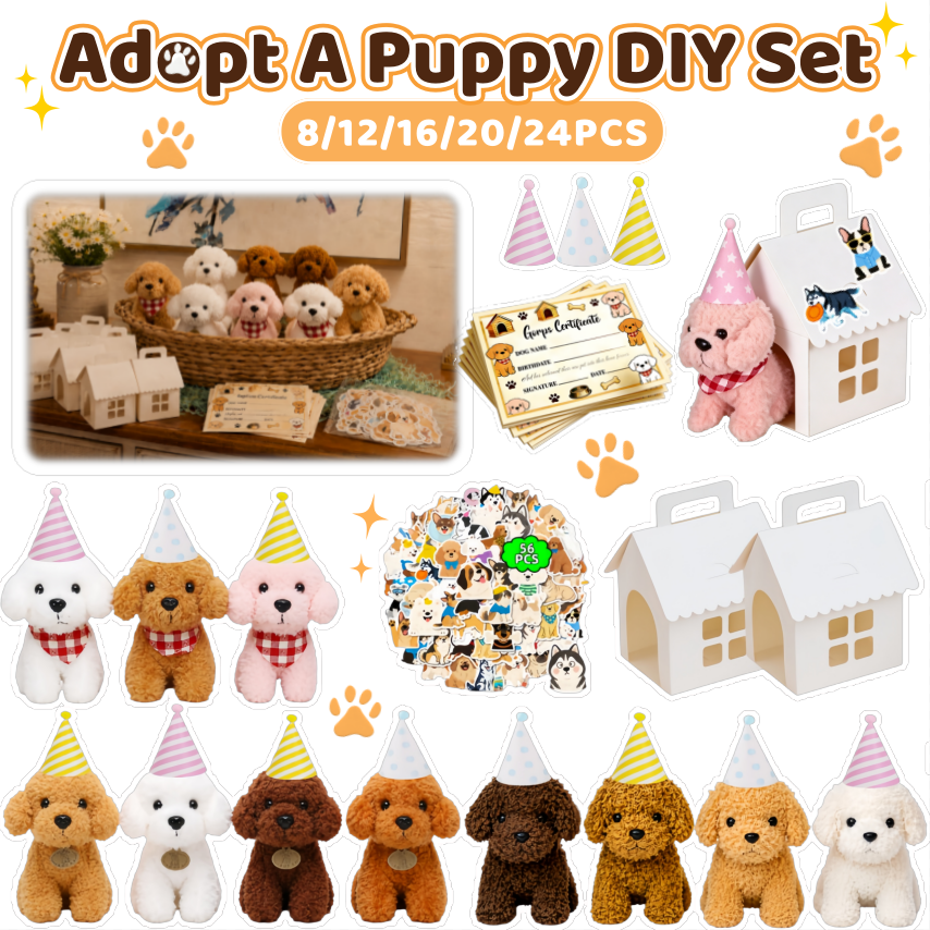 8-24Set Teddy Dogs DIY Adopt A - Wedding Yes บทวิจารณ์และราคา