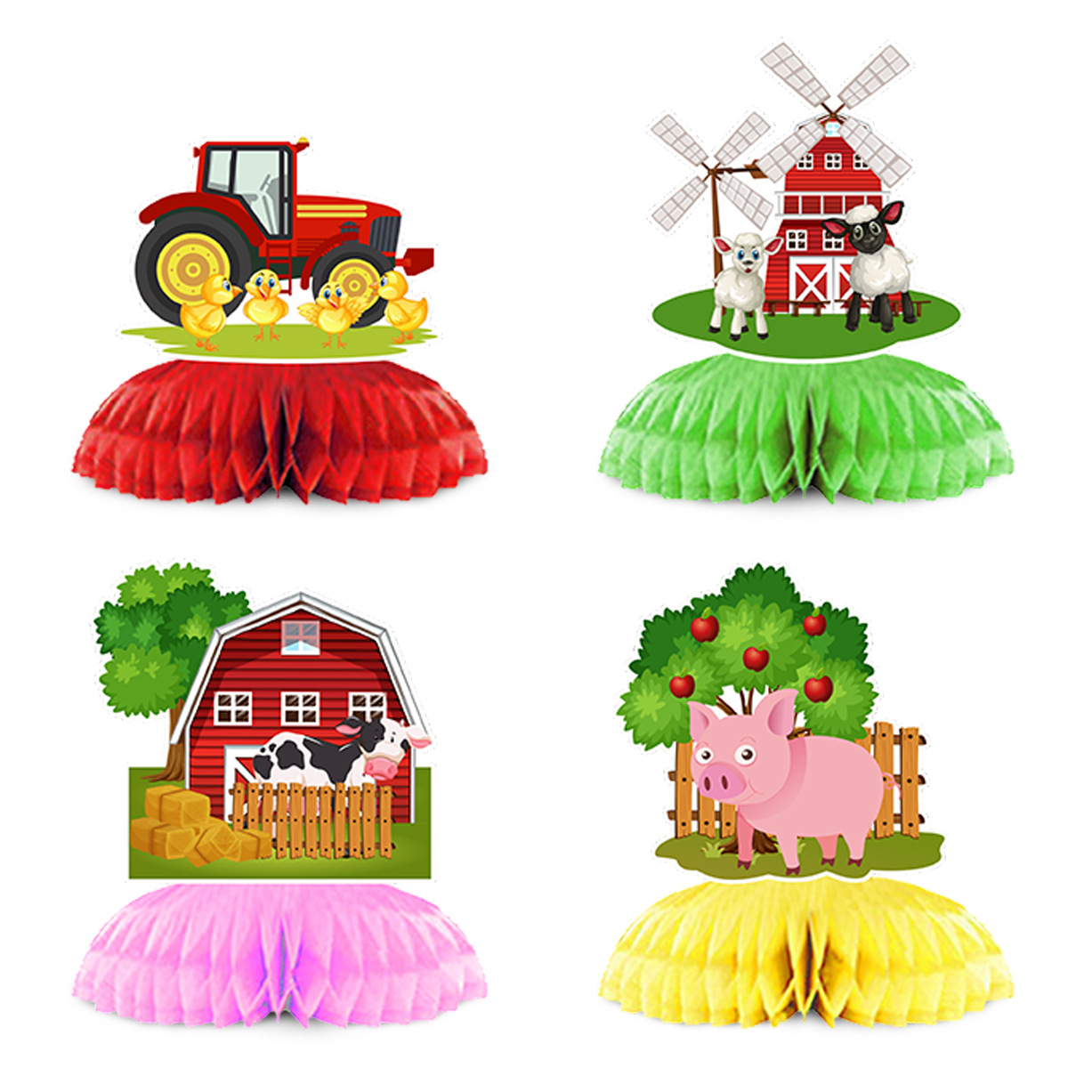 Cartoon Farm Animal Theme Birt - Confetti Balloon Set บทวิจารณ์และราคา