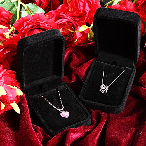 24 Black Velvet Jewelry Displa - Wedding Packaging บทวิจารณ์และราคา
