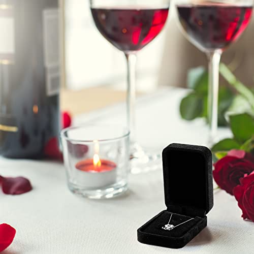 24 Black Velvet Jewelry Displa - Wedding Packaging บทวิจารณ์และราคา