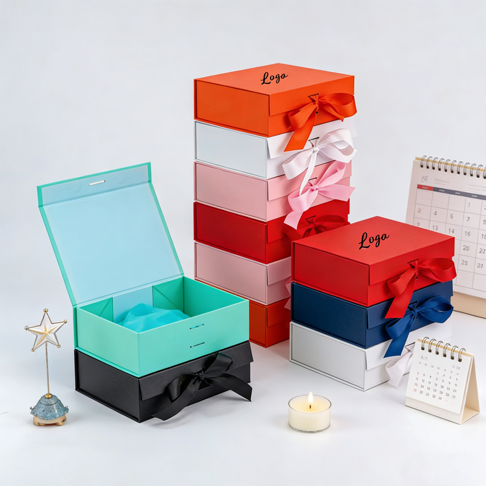 Custom Logo Magnetic Collapsib - Wedding Favor Box บทวิจารณ์และราคา