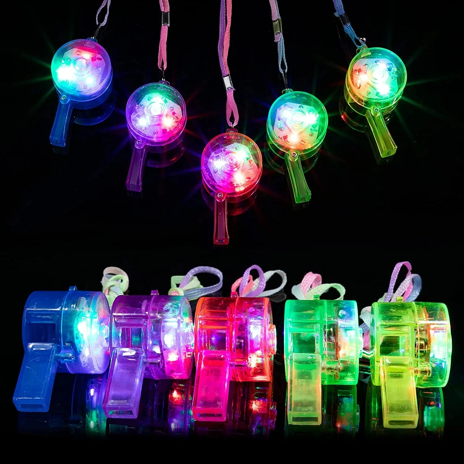 LED Light Up Whistle Glow Whis - Wedding Supply Bulk บทวิจารณ์และราคา