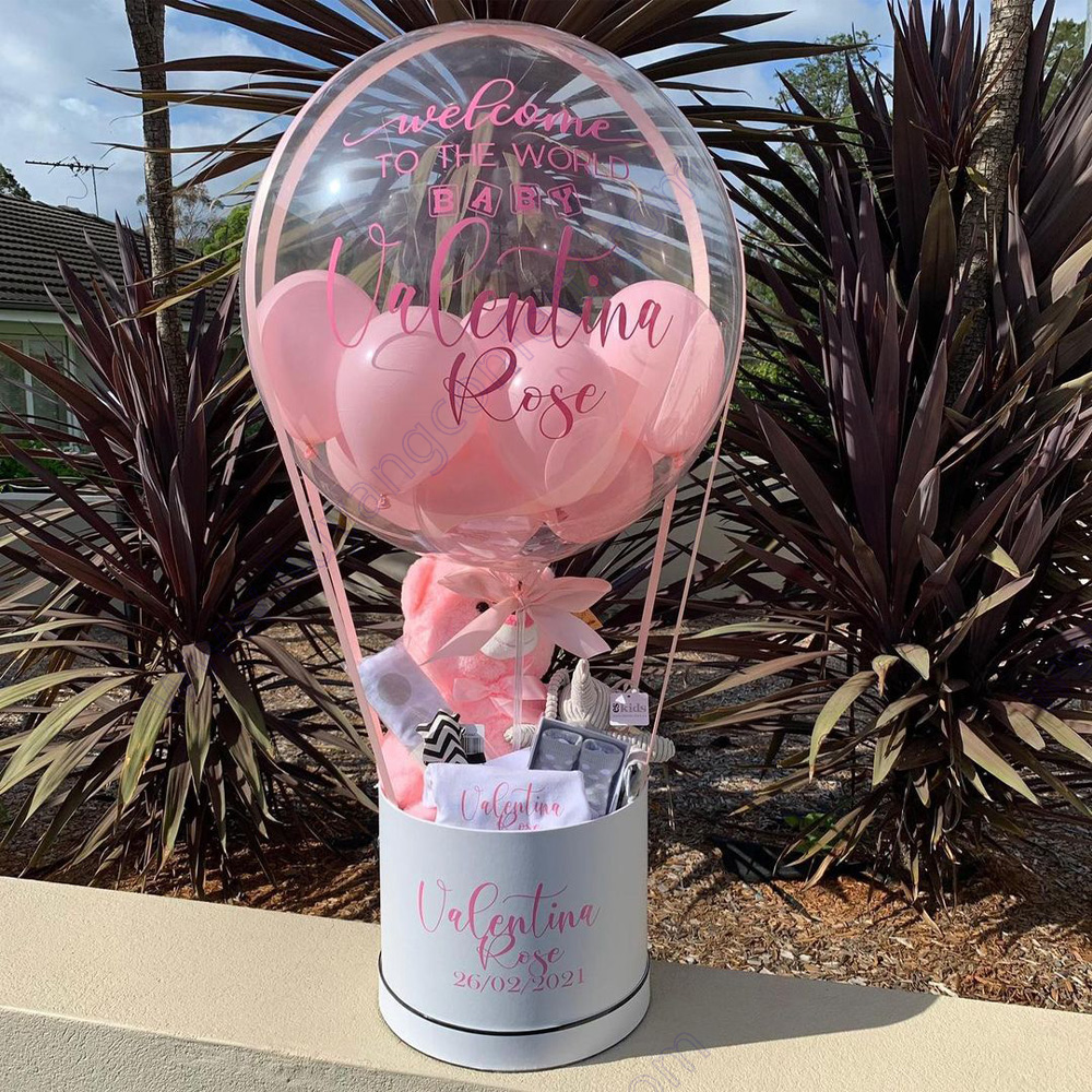 Gift Hamper Balloon Box Set Ba - Confetti Balloon Set บทวิจารณ์และราคา