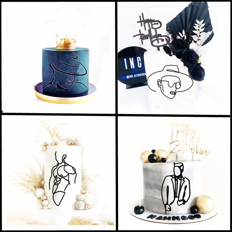 Sketch Face Acrylic Birthday C - Suit Supply Wedding Party บทวิจารณ์และราคา