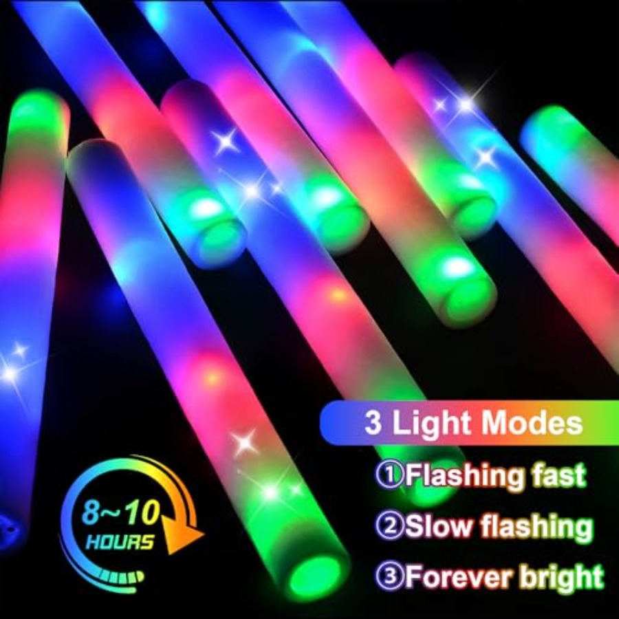 118PCS Foam Glow Sticks Bulk P - Wedding Supply Bulk บทวิจารณ์และราคา