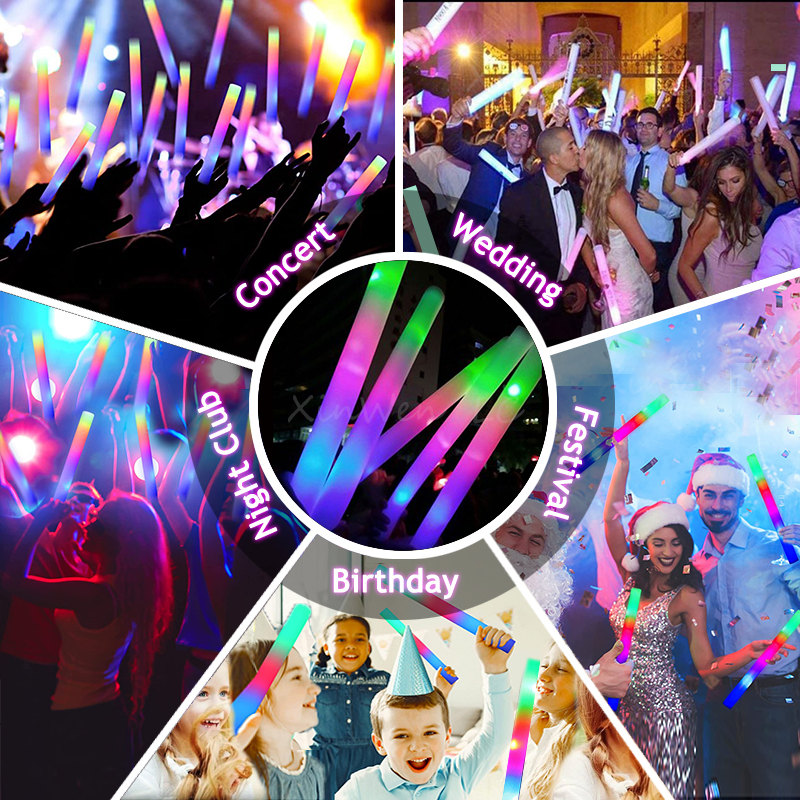 15/30Pcs RGB LED Party Supplie - Wedding Supply Bulk บทวิจารณ์และราคา