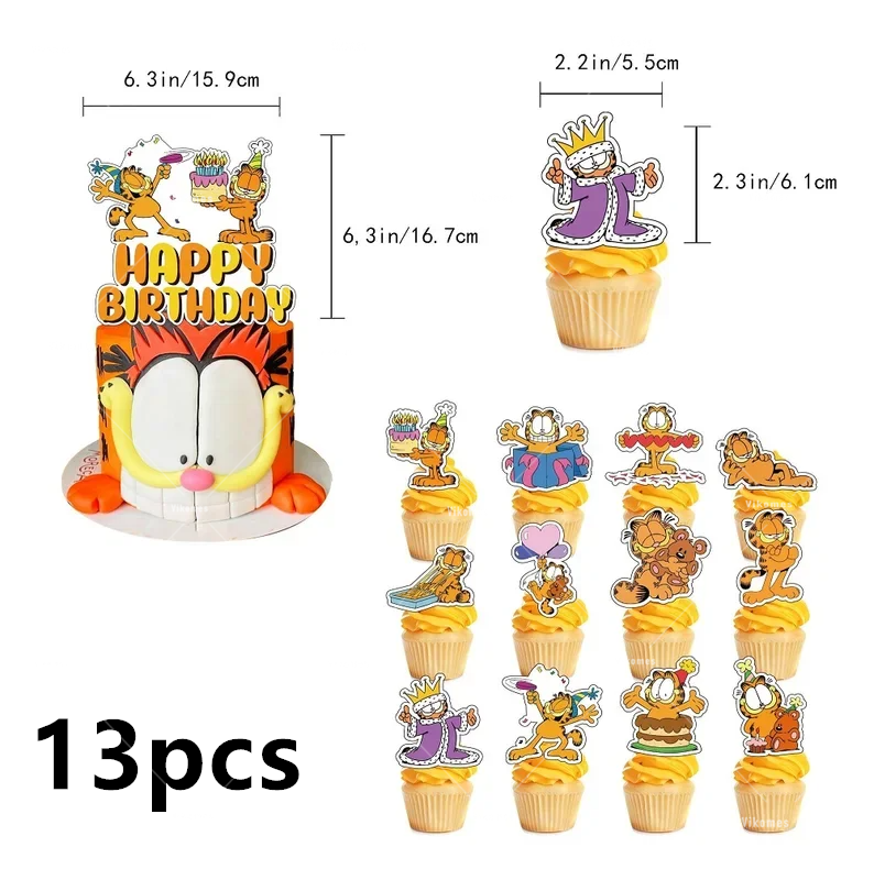 Cute Cartoon G-arfielded Birth - Confetti Balloon Set บทวิจารณ์และราคา