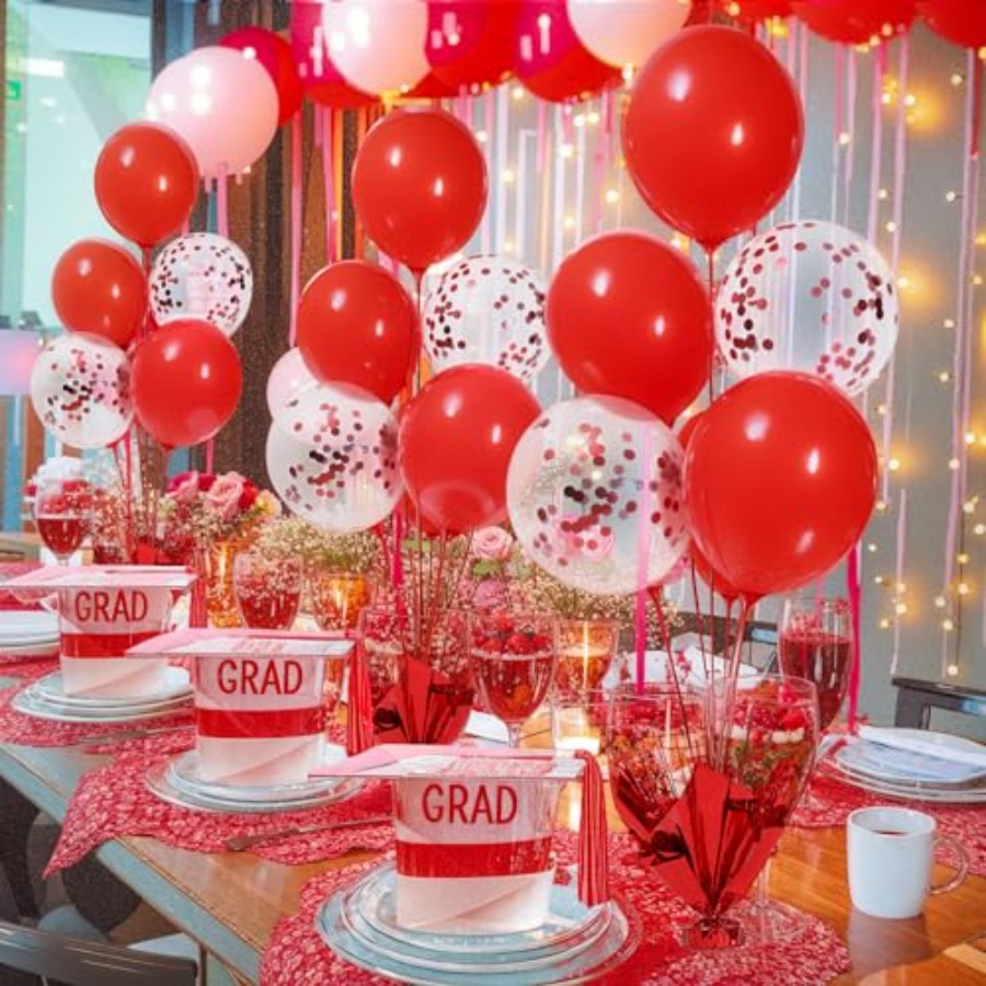 6 Set Christmas Table Balloons - Confetti Balloon Set บทวิจารณ์และราคา