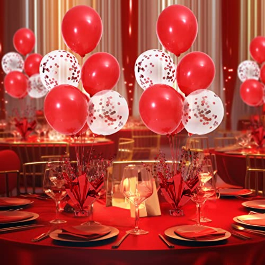 6 Set Christmas Table Balloons - Confetti Balloon Set บทวิจารณ์และราคา