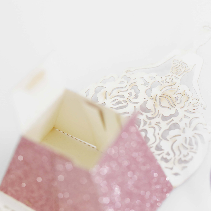 10Pcs/set Bride Flower Dresses - Wedding Favor Box บทวิจารณ์และราคา