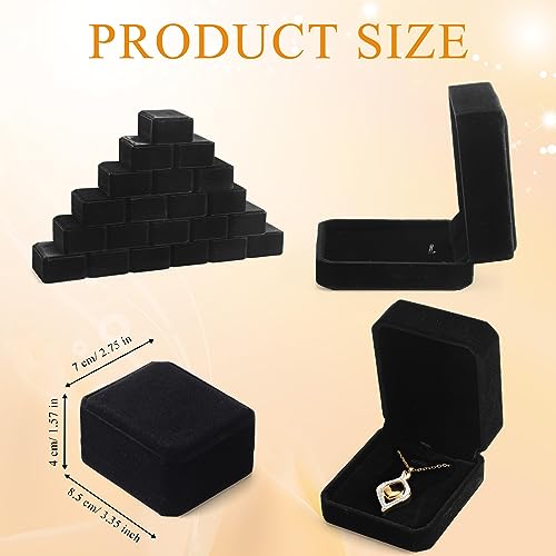 24 Black Velvet Jewelry Displa - Wedding Packaging บทวิจารณ์และราคา