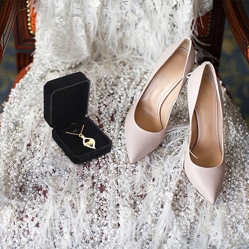 24 Black Velvet Jewelry Displa - Wedding Packaging บทวิจารณ์และราคา