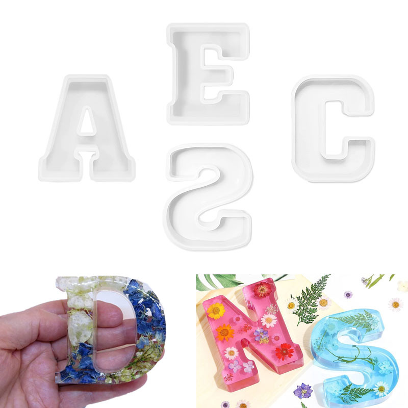 1pc A-Z Letter Silicone Molds  - Wedding Z บทวิจารณ์และราคา