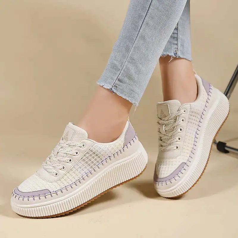 Brown Shoes Woman Flats Autumn - Wedding Supply Canada บทวิจารณ์และราคา