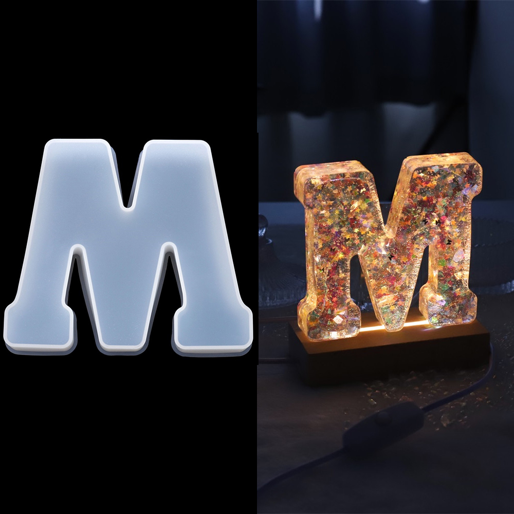 3Sizes A to Z Letter Silicone  - Wedding Z บทวิจารณ์และราคา