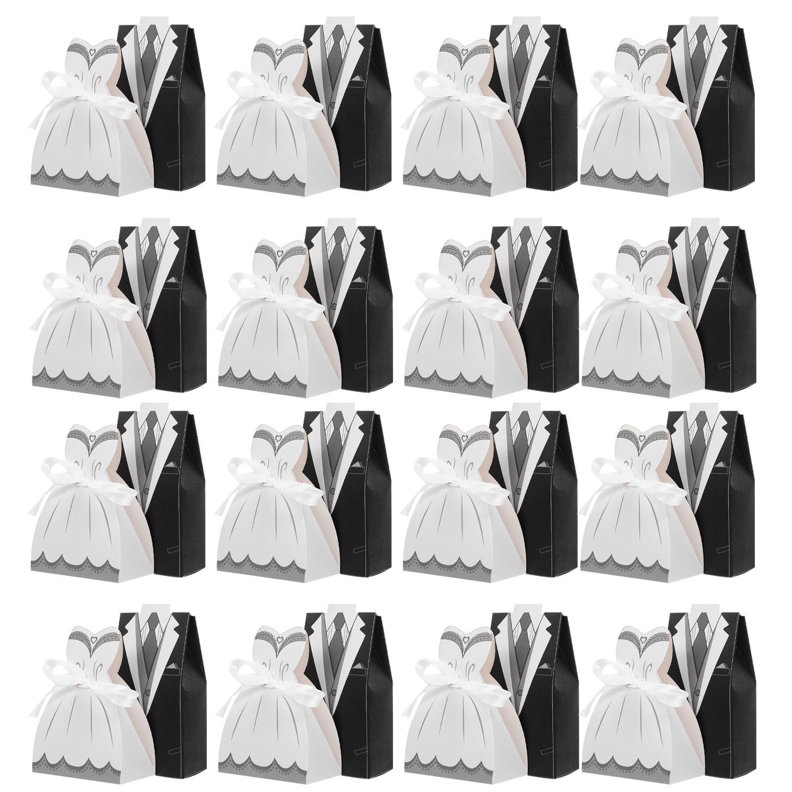 100Pcs Wedding Favor Box Premi - Suit Supply Wedding Party บทวิจารณ์และราคา