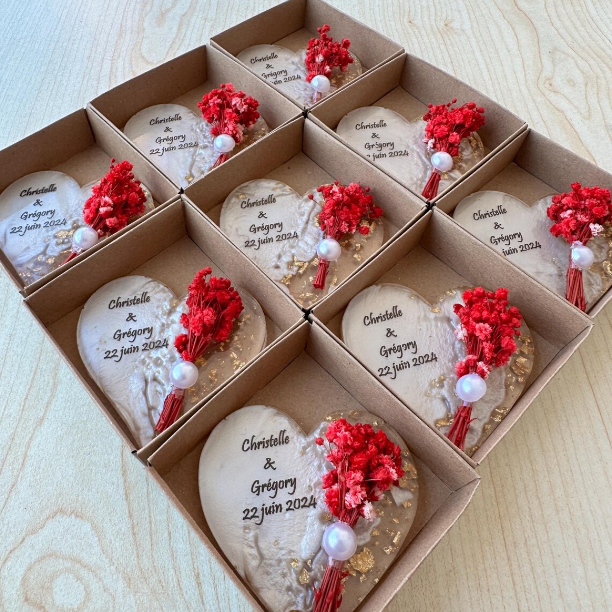 Personalized Magnet Favor for  - Wedding Favor Box บทวิจารณ์และราคา