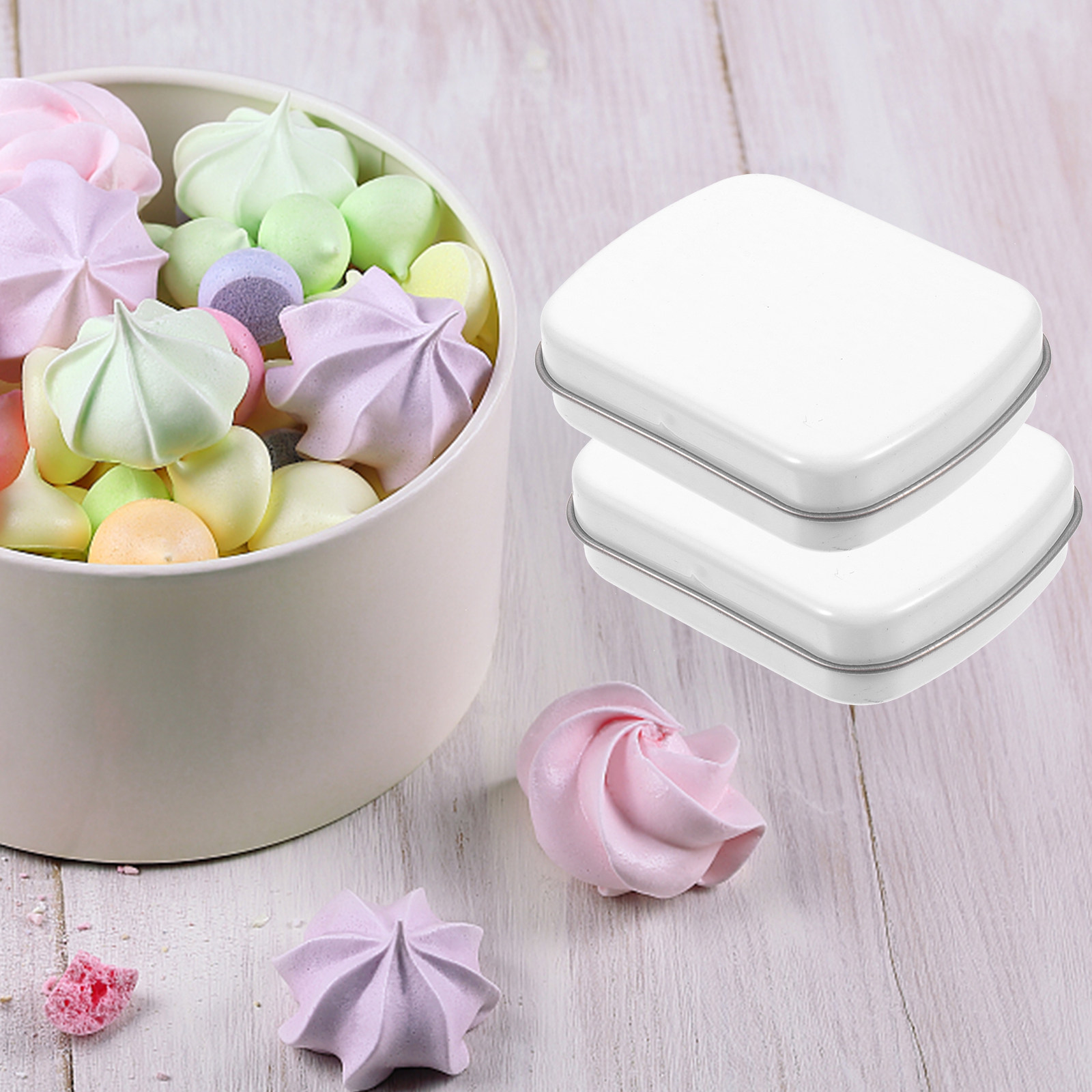 10Pcs Mini Tin Box Portable Sm - Wedding Favor Box บทวิจารณ์และราคา