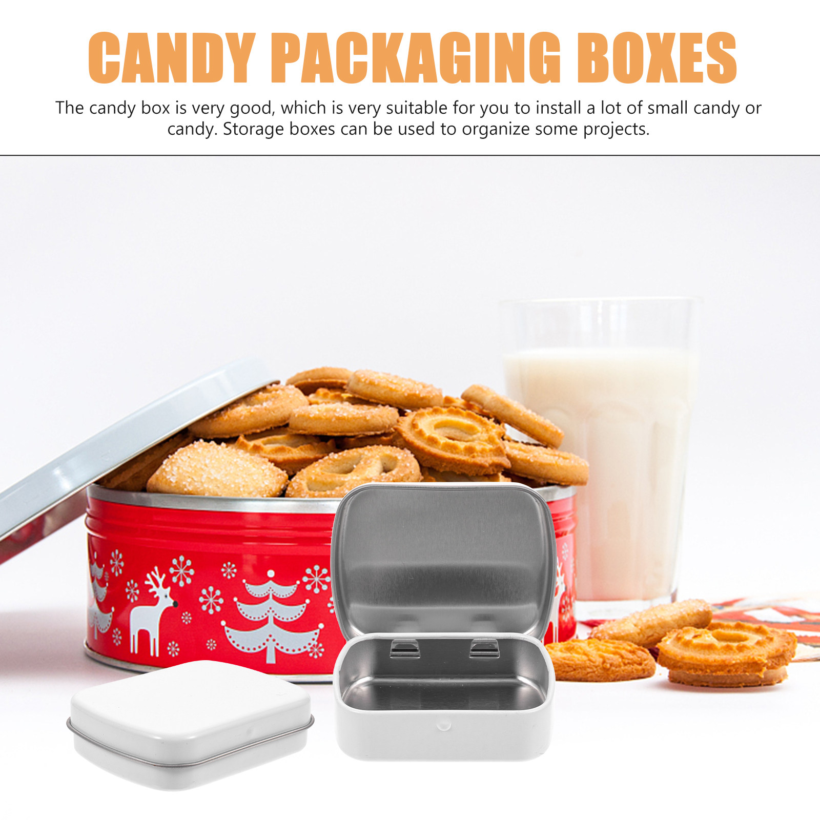 10Pcs Mini Tin Box Portable Sm - Wedding Favor Box บทวิจารณ์และราคา