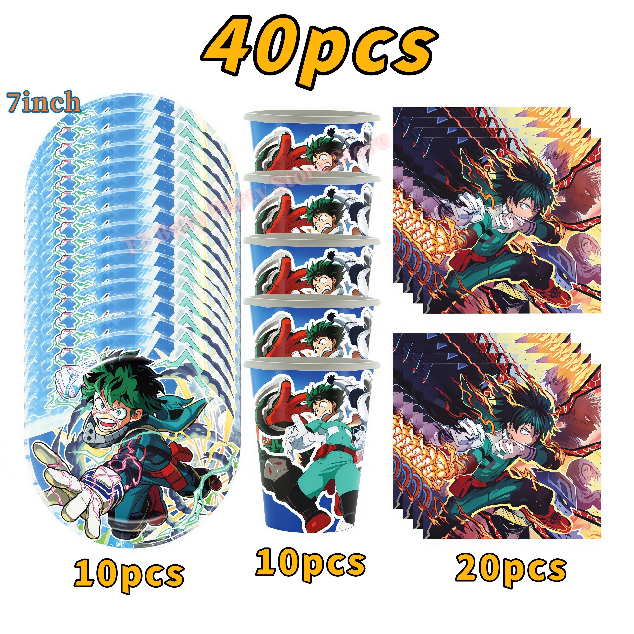 My Heroed Academia Birthday Pa - Confetti Balloon Set บทวิจารณ์และราคา