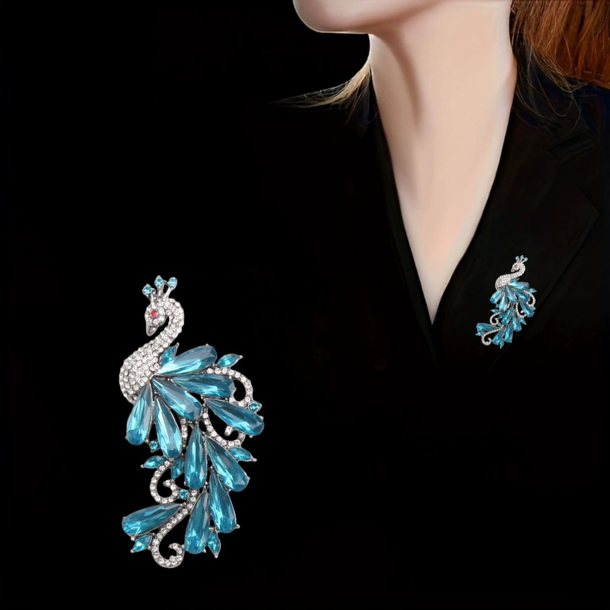 Luxury Rhinestones Peacock Bro - Suit Supply Wedding Party บทวิจารณ์และราคา
