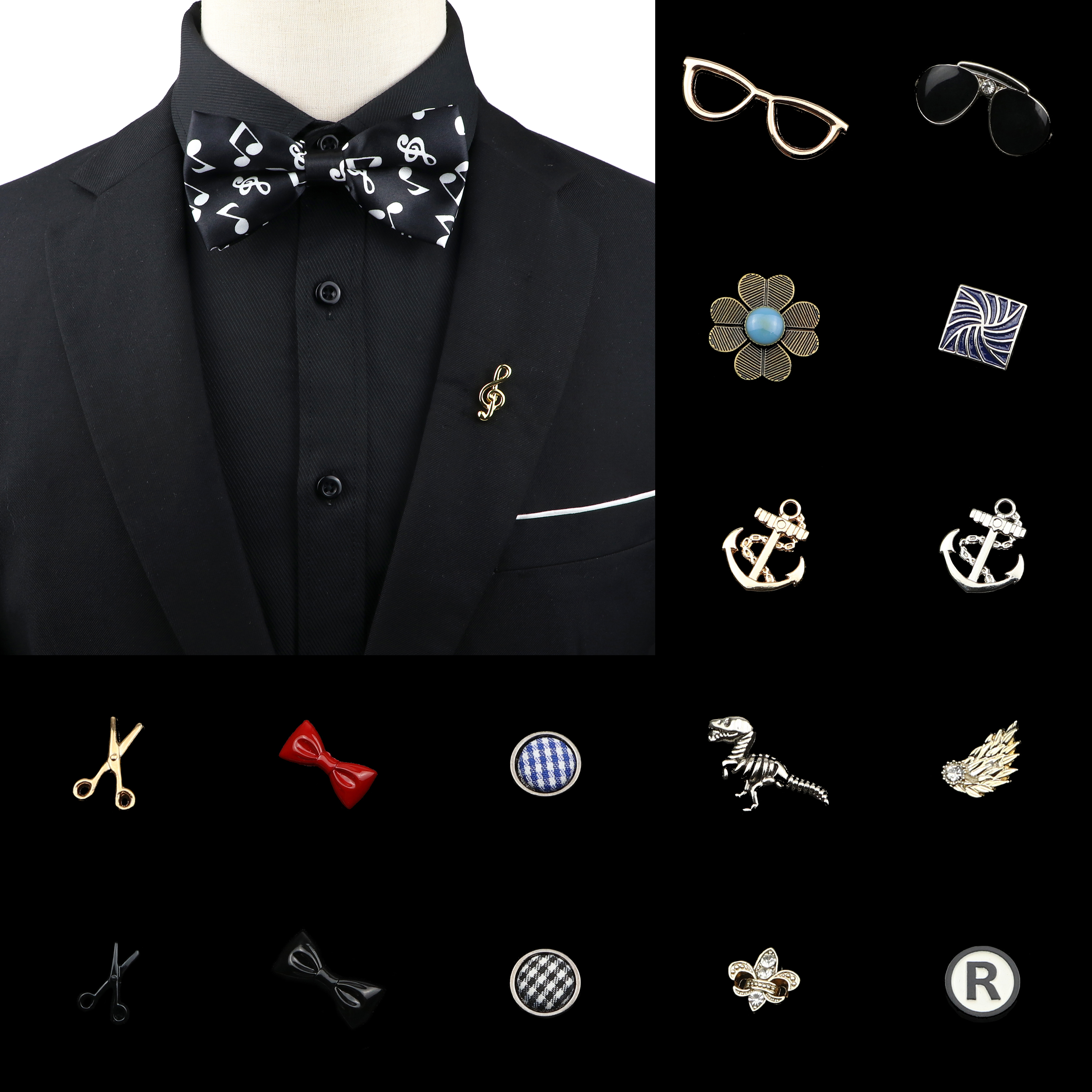 Cool Fashion Men Women Brooche - Suit Supply Wedding Party บทวิจารณ์และราคา