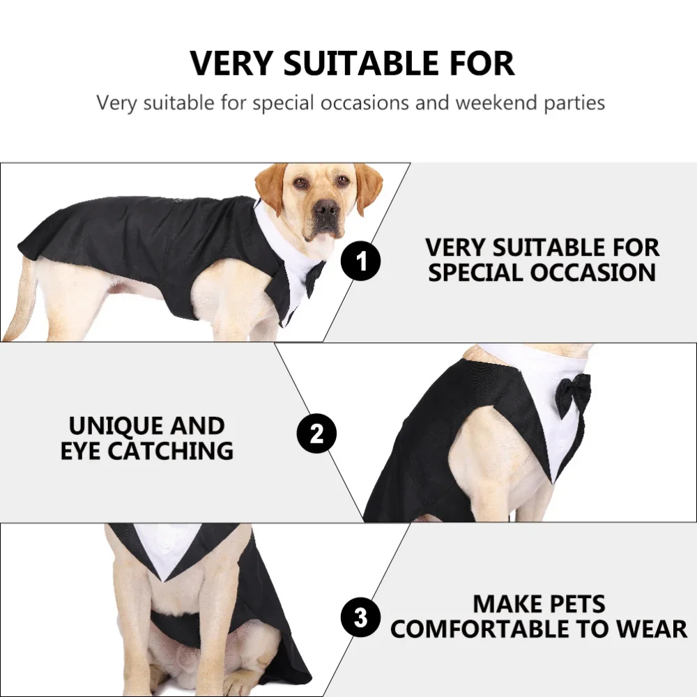Pet Dog Clothes Fashion Party  - Suit Supply Wedding Party บทวิจารณ์และราคา