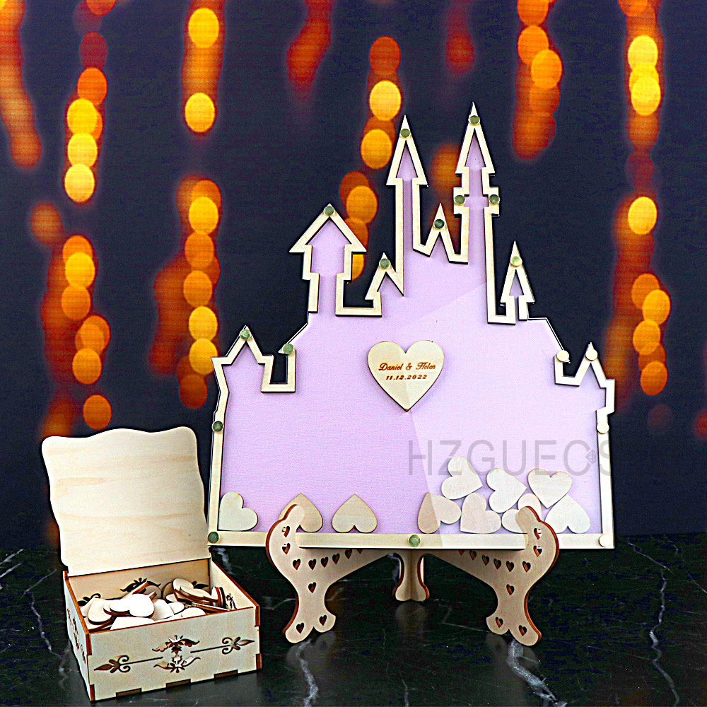 Personalized  Castle Guest Boo - Wedding Favor Box บทวิจารณ์และราคา