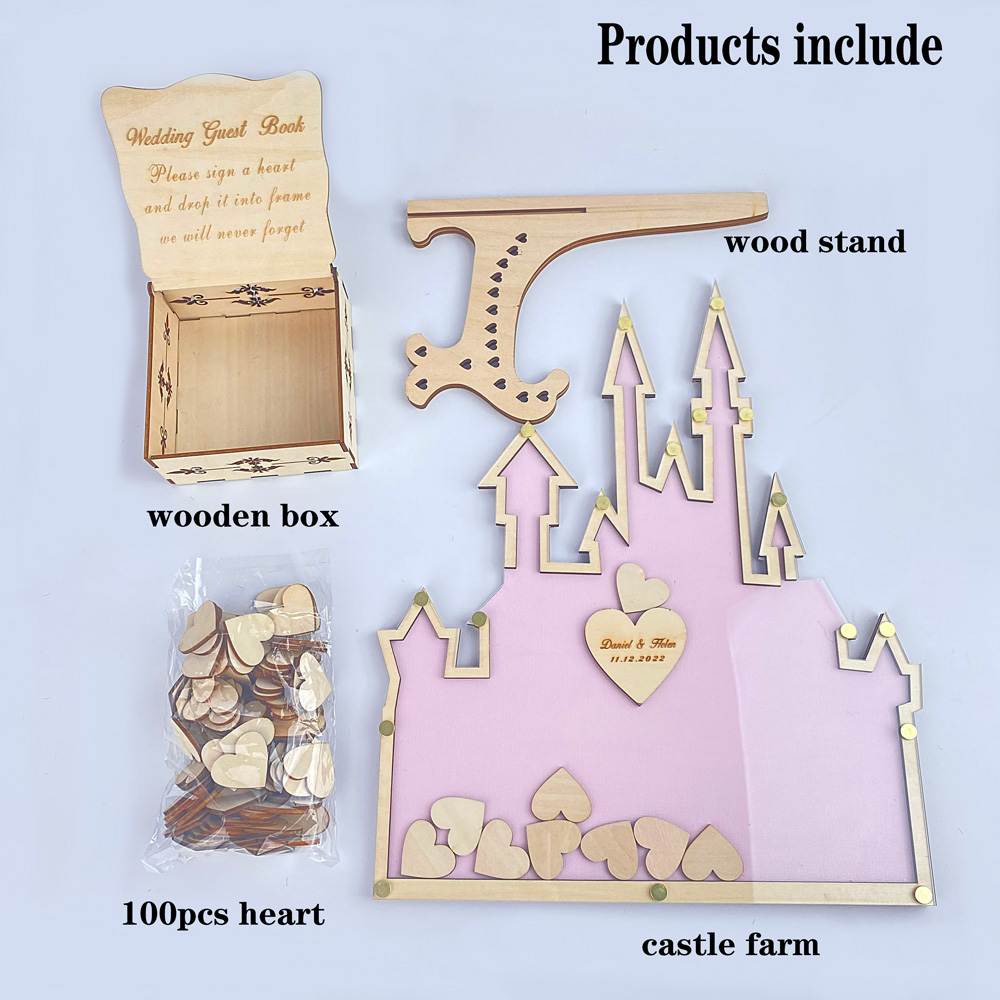 Personalized  Castle Guest Boo - Wedding Favor Box บทวิจารณ์และราคา