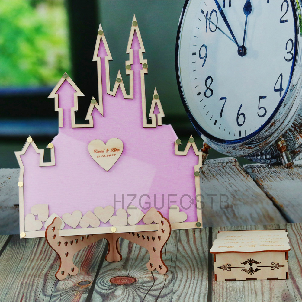 Personalized  Castle Guest Boo - Wedding Favor Box บทวิจารณ์และราคา