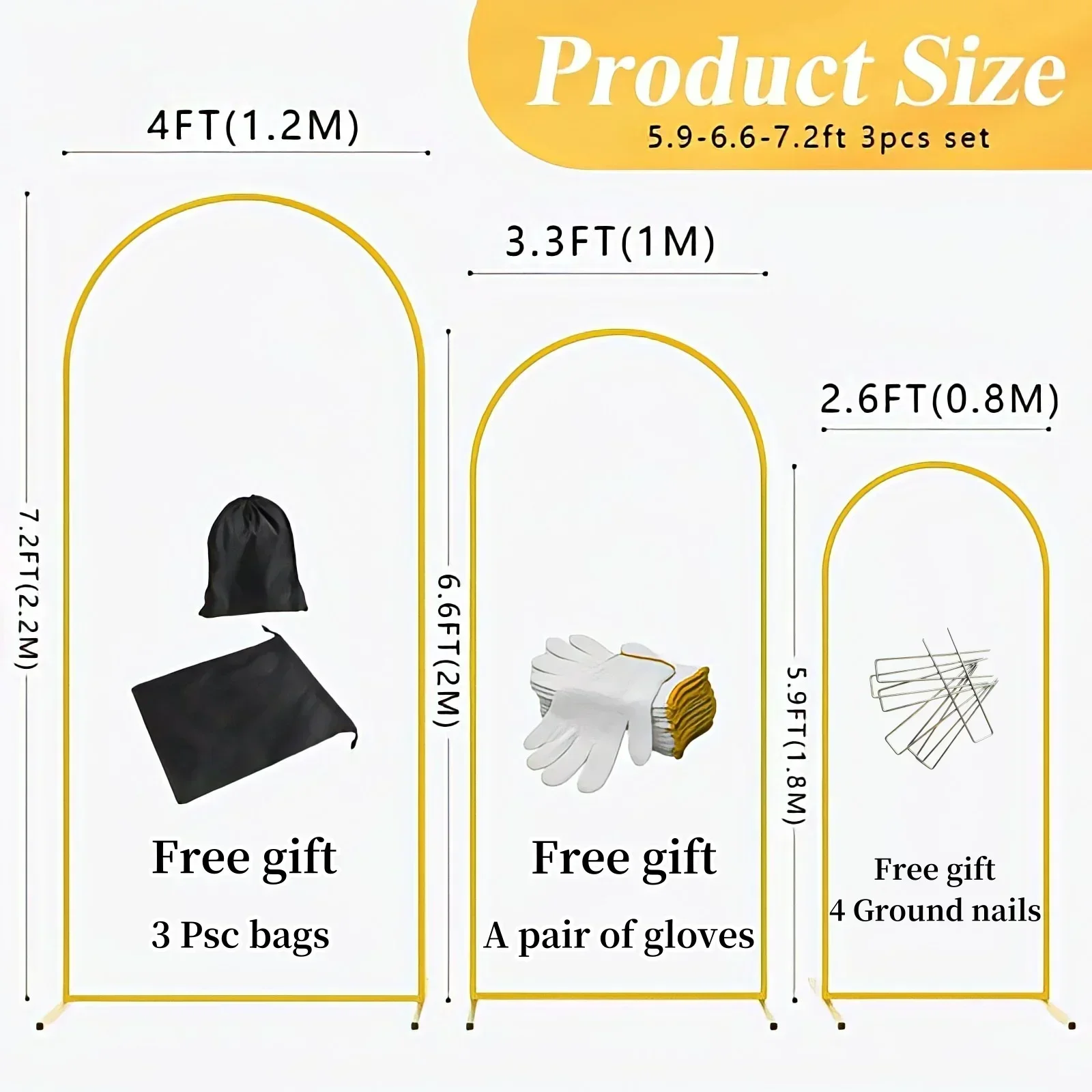 EU Warehouse Gold Metal Balloo - Confetti Balloon Set บทวิจารณ์และราคา