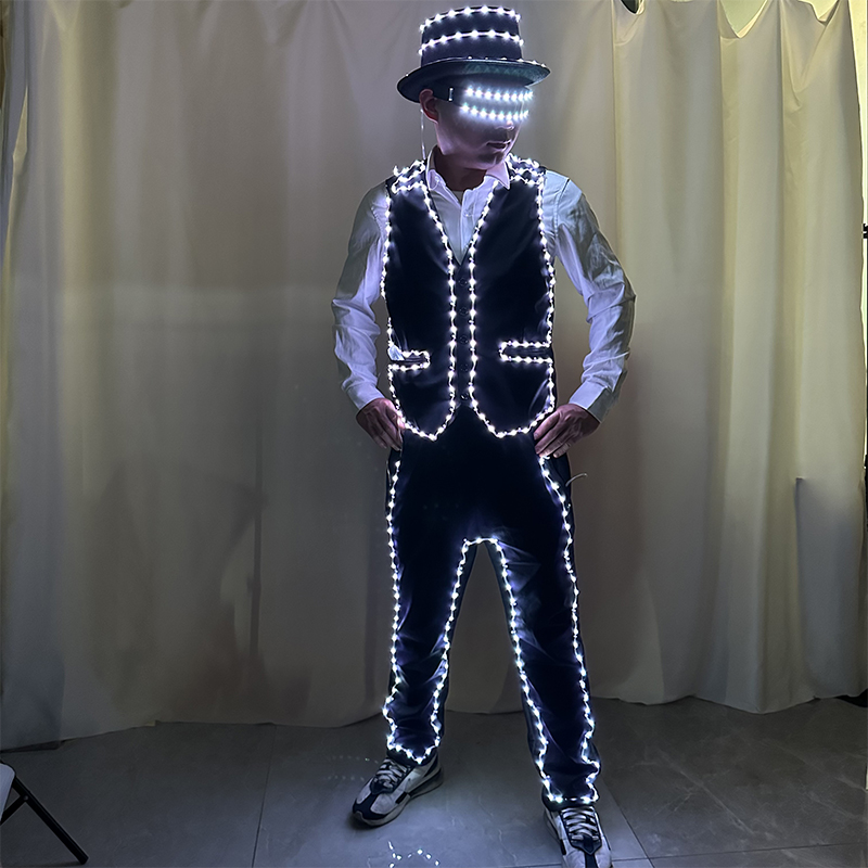 Full Color LED Costume Luminou - Suit Supply Wedding Party บทวิจารณ์และราคา