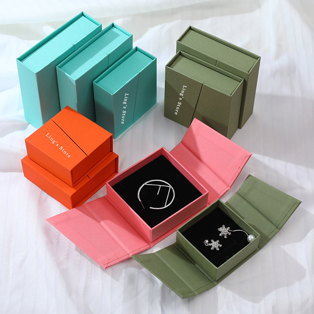 50Pcs Personalized Logo Jewelr - Wedding Favor Box บทวิจารณ์และราคา