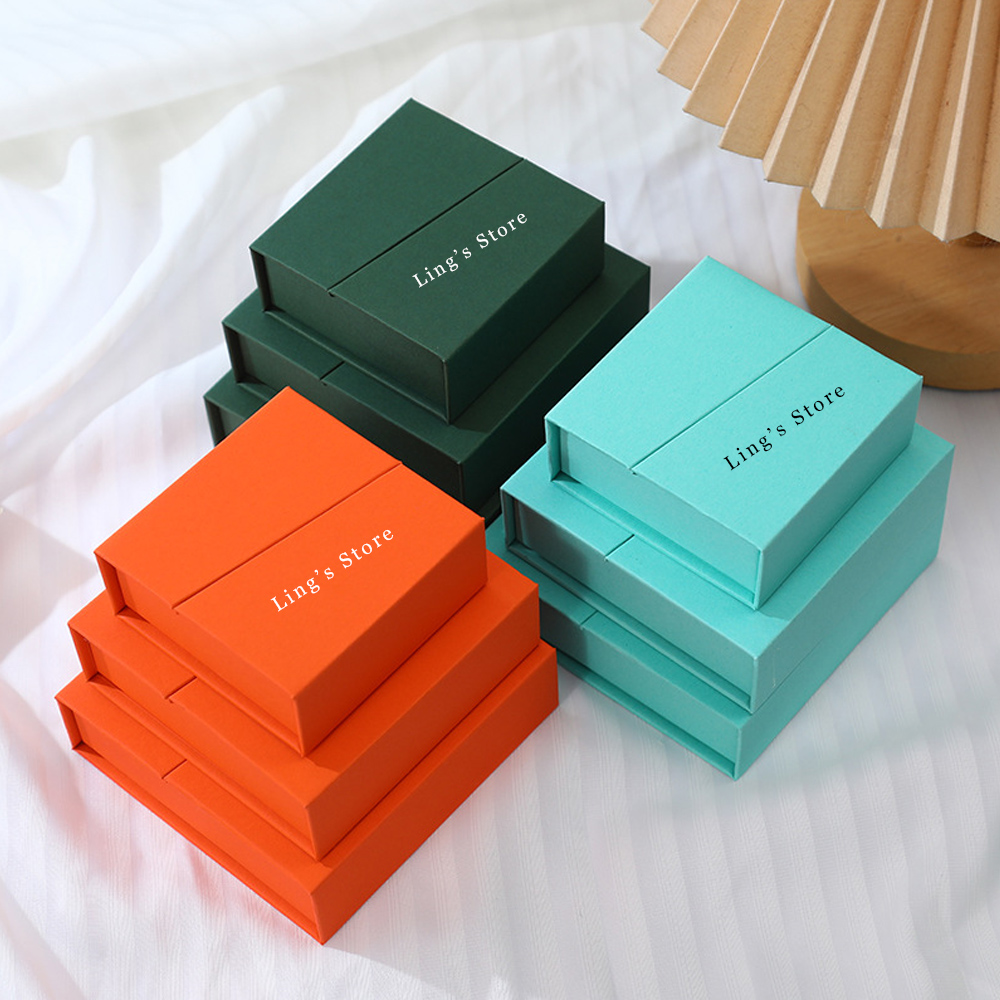 50Pcs Personalized Logo Jewelr - Wedding Favor Box บทวิจารณ์และราคา